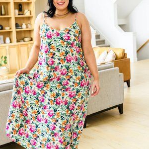 NWT Floral Maxi Dress
